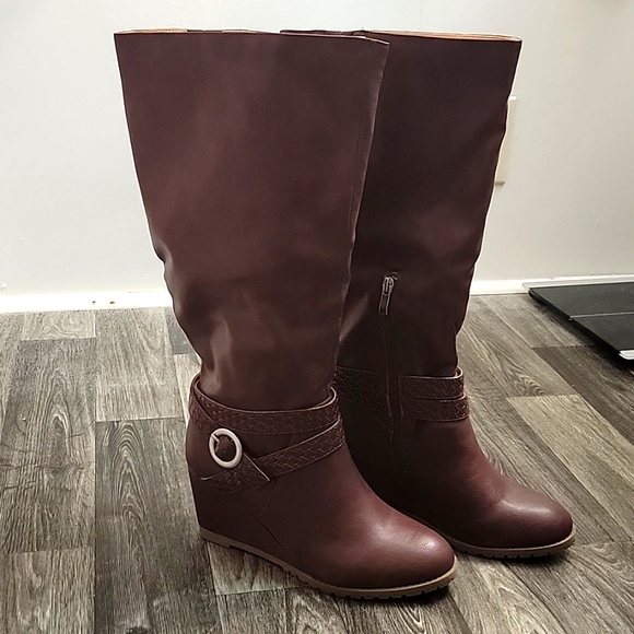 Journey Collection Wine boots - Picture 3 of 8